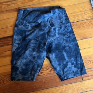 Lululemon Align high rise shorts, 10in inseam, size 10